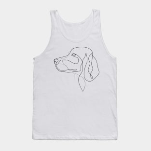 Irish Setter - one line drawing Tank Top